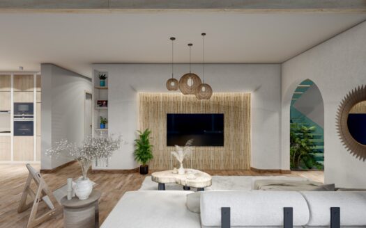 Appartamento attico 1+1 a Iskele, Cipro