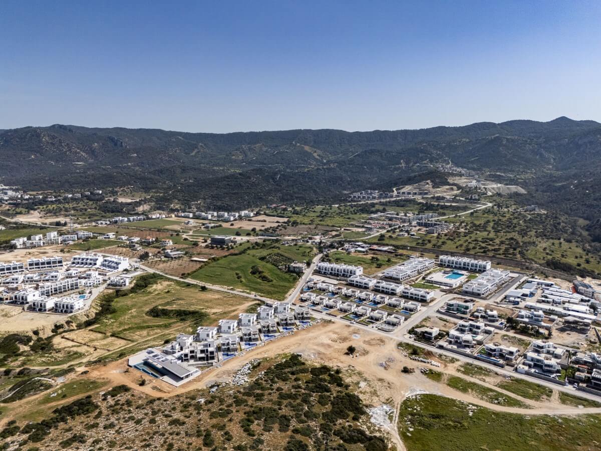 Residential project under construction in Cyprus coastal area