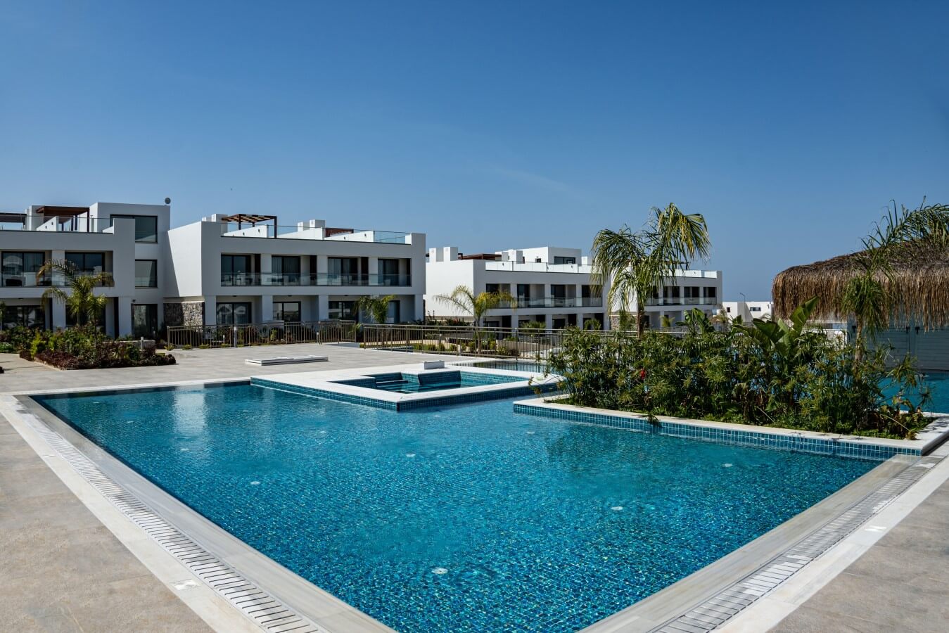 Completed residential complex with pool in Cyprus