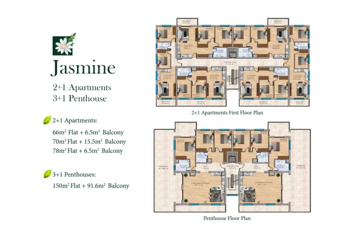 The Olea Residence Jasmine Block Plan