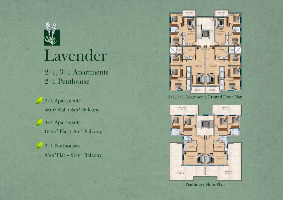 The Olea Residence Lavender Block Plan