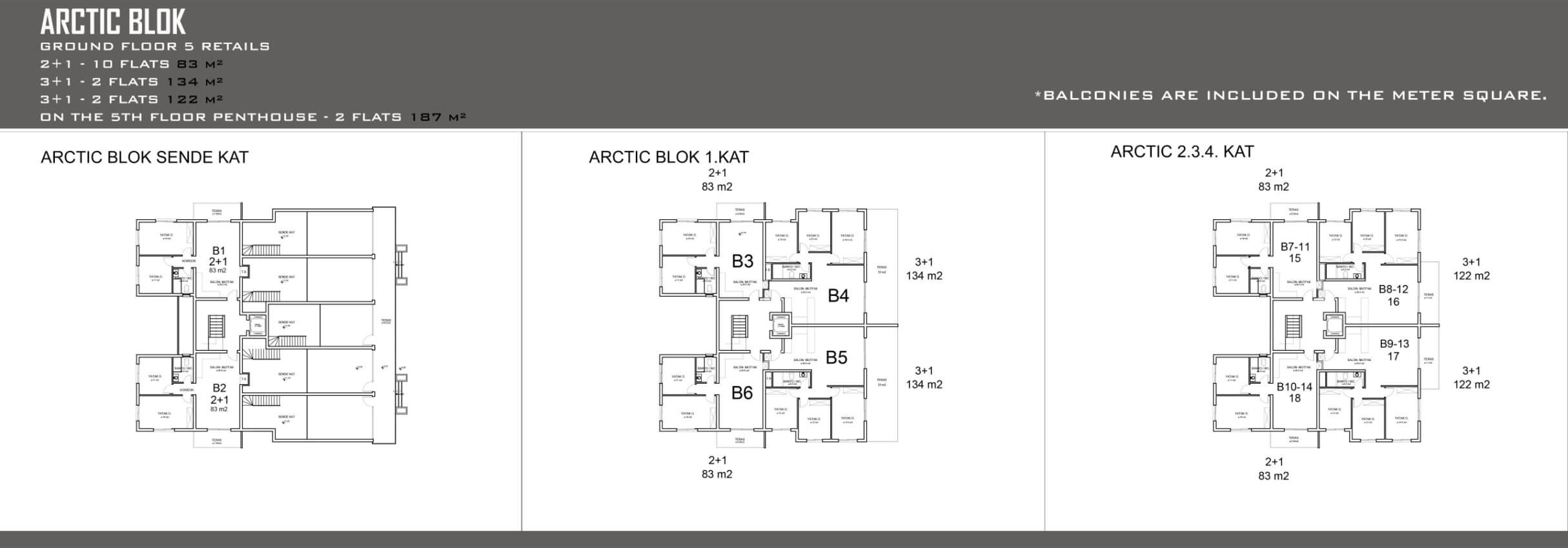 The Blue Residence Arctic Block Plan