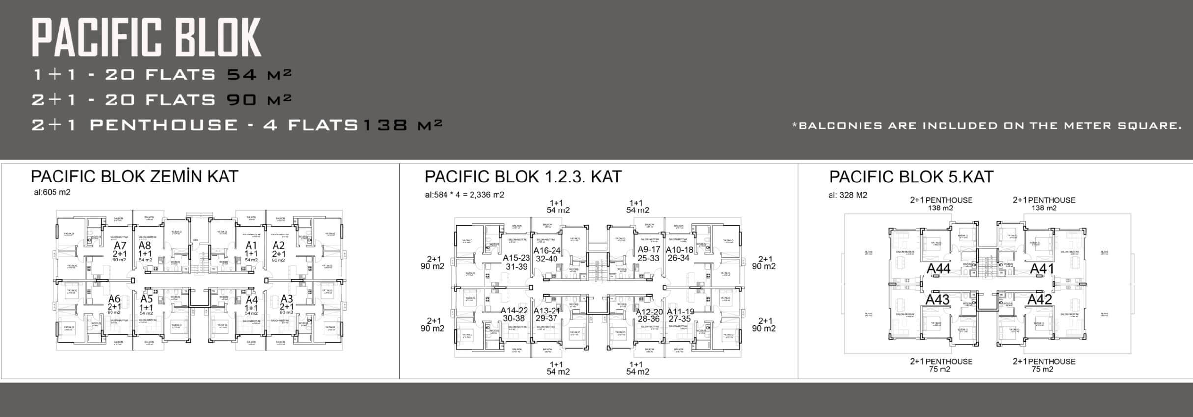 The Blue Residence Pacific Block Plan