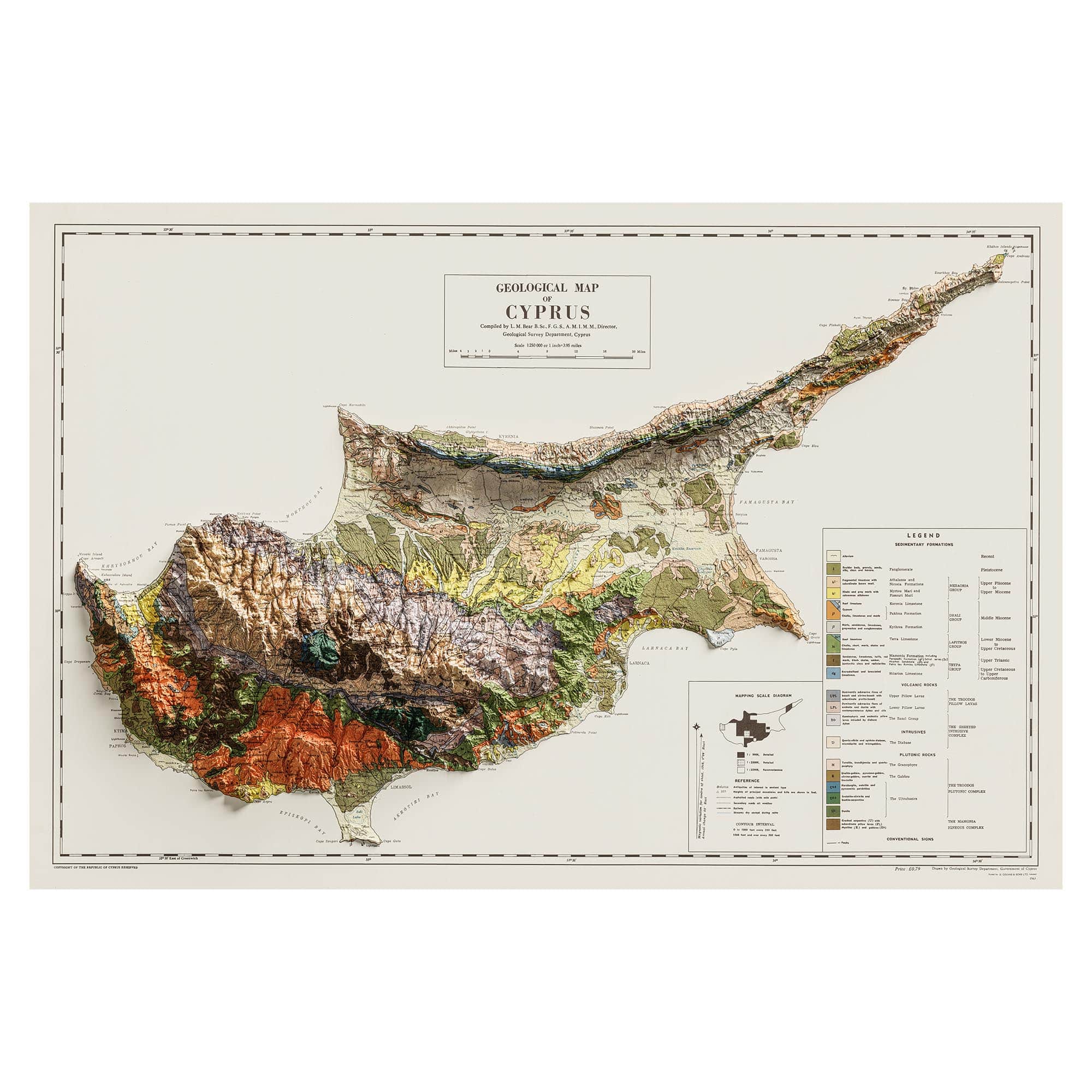 Cyprus map and market geography